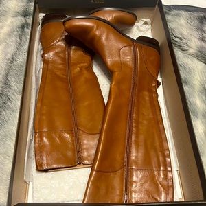 Corso como leather stirrup boots